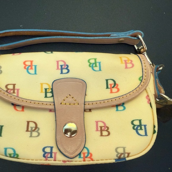 Dooney & Bourke Handbags - Dooney & Bourke Multicolor Monogram Wristlet